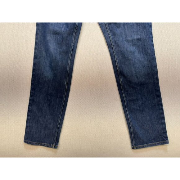 Lands End Womens Straight Jeans Size 4 Blue Denim Medium Wash Low Rise Y2K - Picture 8 of 13